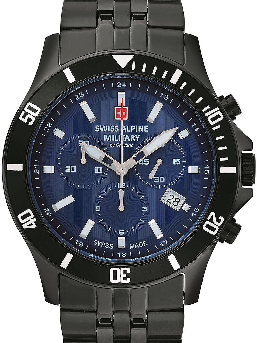 Swiss Alpine Military 7022.9175 chronograph 42mm 10ATM