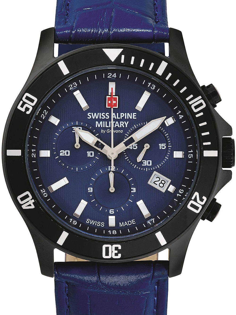 Swiss Alpine Military 7022.9575 chronograph 42mm 10ATM
