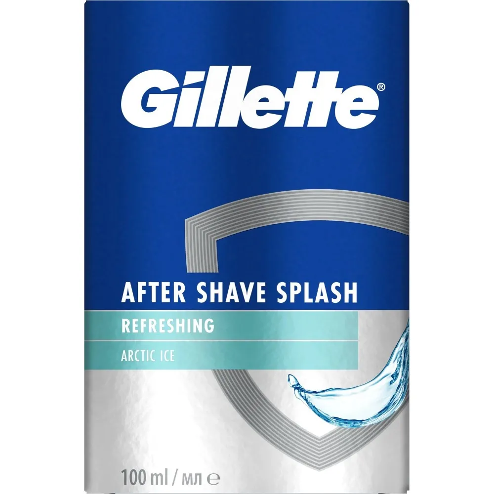 Gillette Dopobarba Serie Arctic Ice After Shave Splash 100ml 100ml Uomo