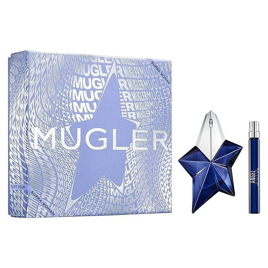 Mugler Angel Elixir EDP Refillable 50ml + EDP Refillable Miniature 10ml donna Cofanetto regalo EDP donna