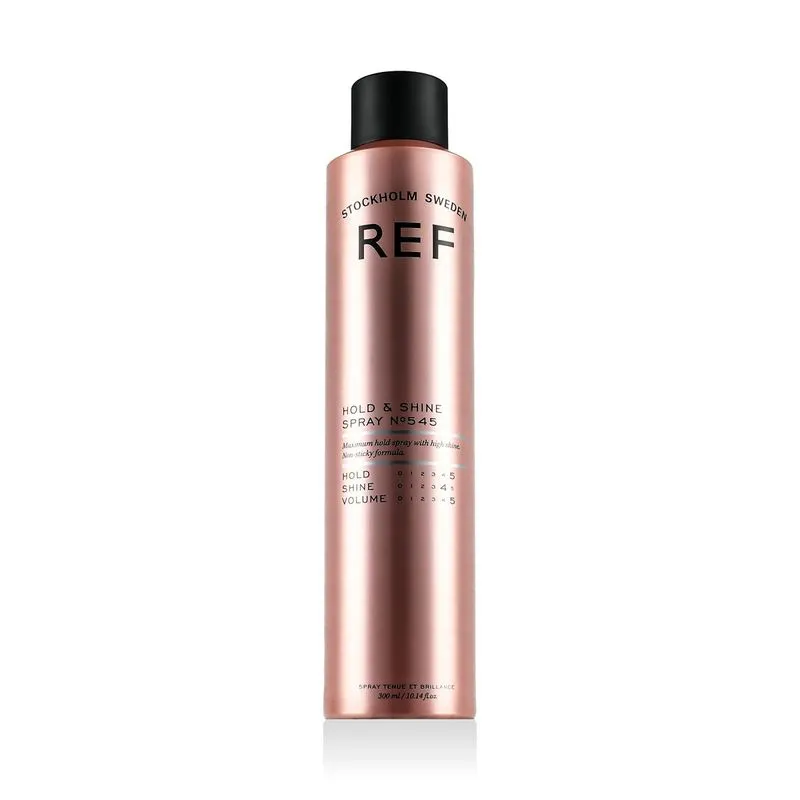 REF Hold & Shine Spray N°545 lacca per capelli per una fissazione media 300ml donna