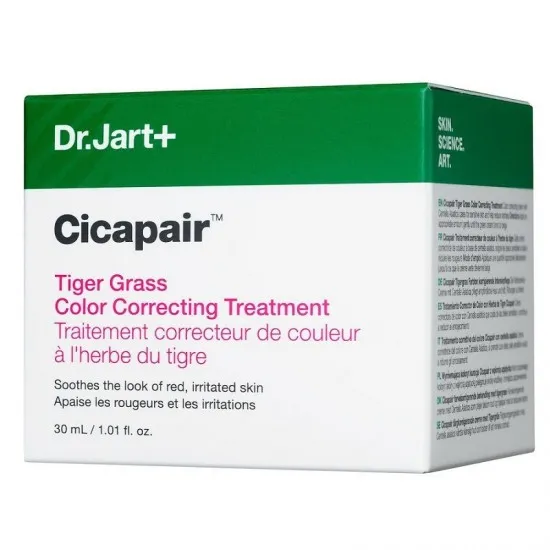 Dr.Jart+ Cicapair™ Tiger Grass Color Correcting Treatment 30ml Crema colorata intensiva che riduce i rossori della pelle donna