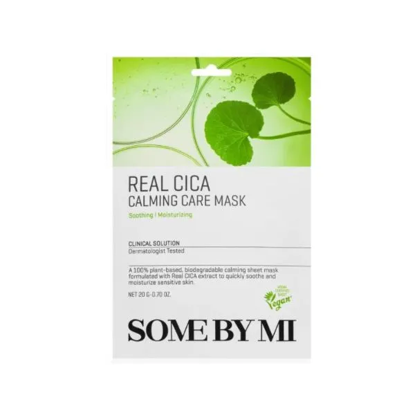 Some By Mi Real Cica Calming Care Mask 20 g Maschera in tessuto lenitivo donna