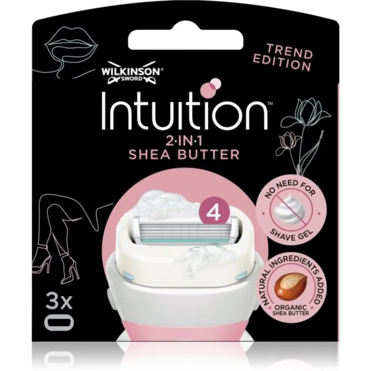 Wilkinson Sword Intuition 2in1 Shea Butter (3 pcs) - Replacement heads donna