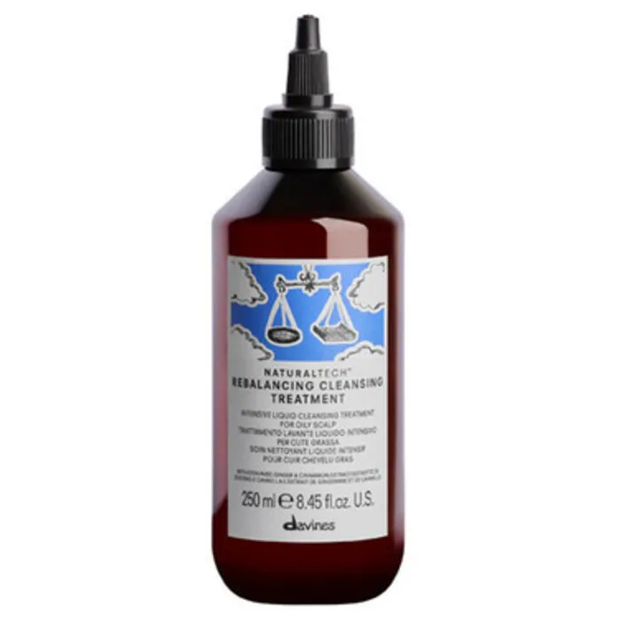Davines Natural Tech Rebalancing Cleansing Treatment balsamo detergente per capelli rapidamente grassi 1000ml donna