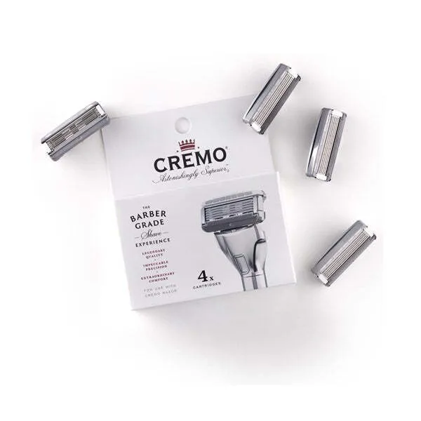 Cremo The Barber Grade - Replacement heads 4 pcs uomo