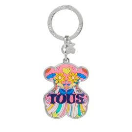 Tous Magic Flowers Bear Keyring donna