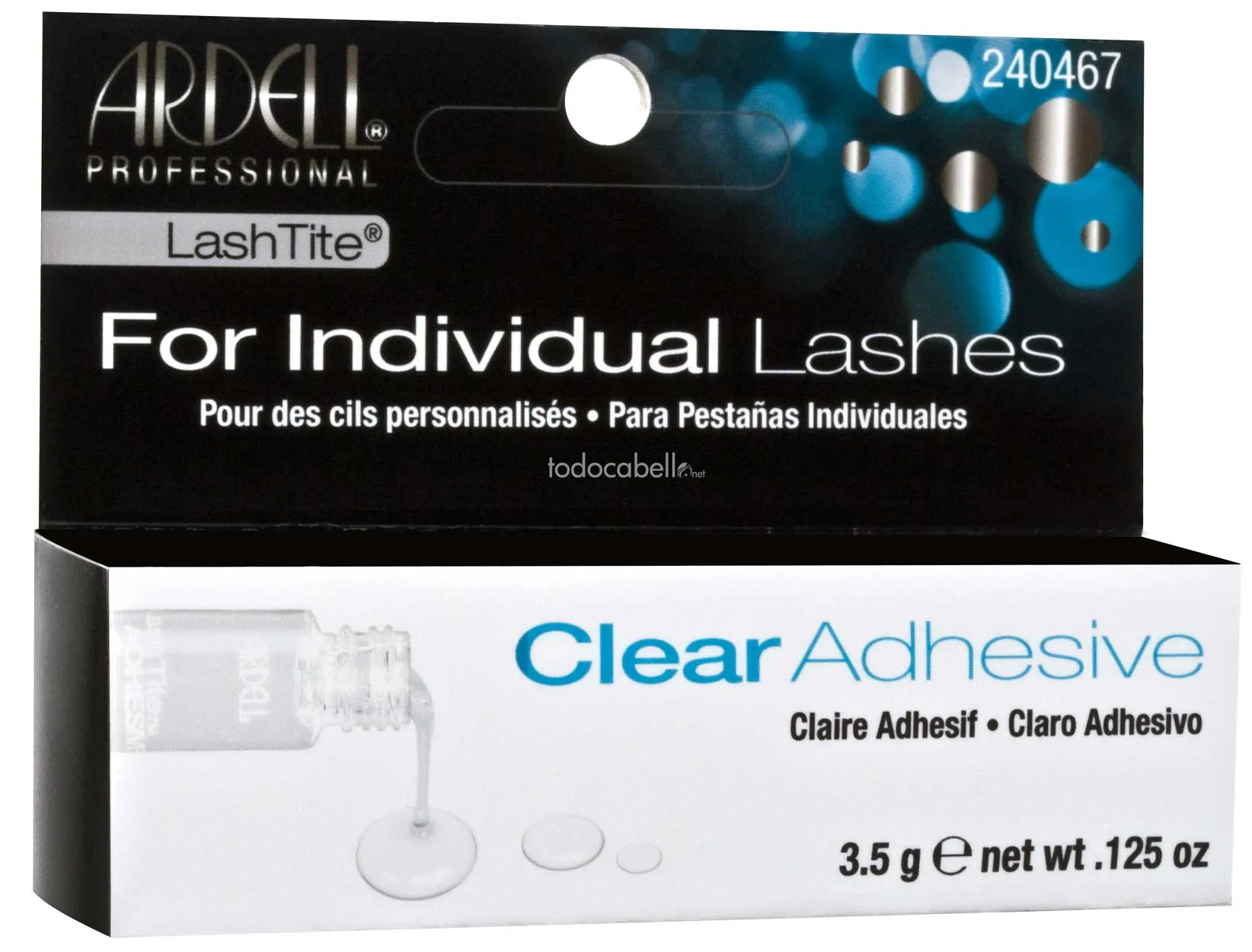 Ardell PEGAMENTO TRANSPARENTE pestaas individuales 35 gr donna