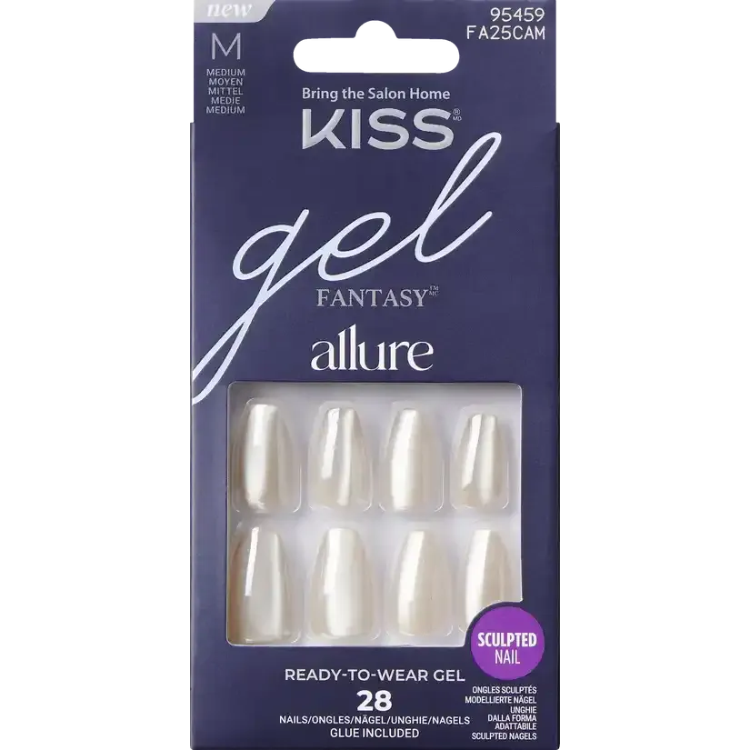 Kiss My Face Gel Fantasy Allure MoonBeam Nails - Gel nails (28 pcs) donna