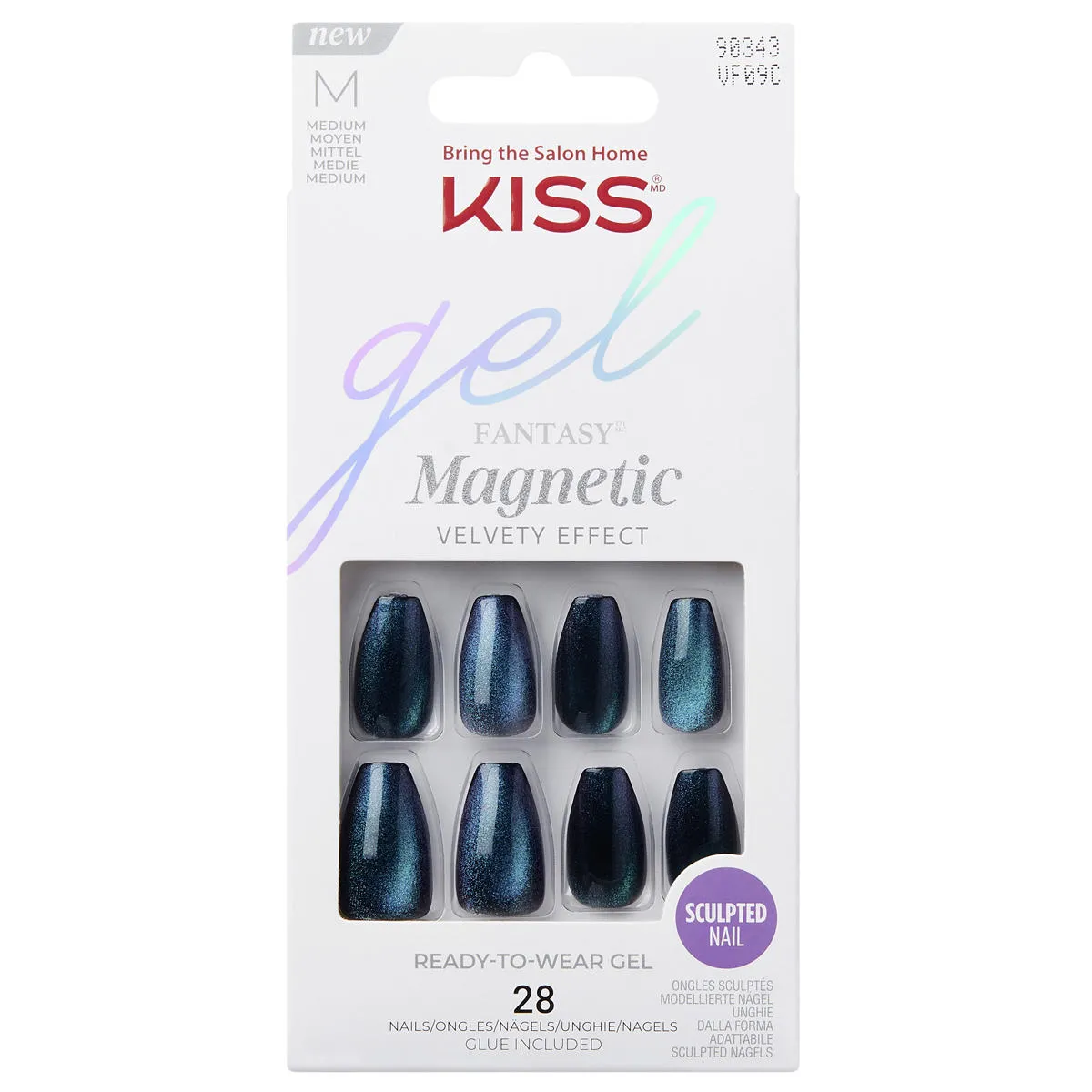Kiss My Face Gel Fantasy Magnetic Chameleon Nails - Gel nails (28 pcs) donna