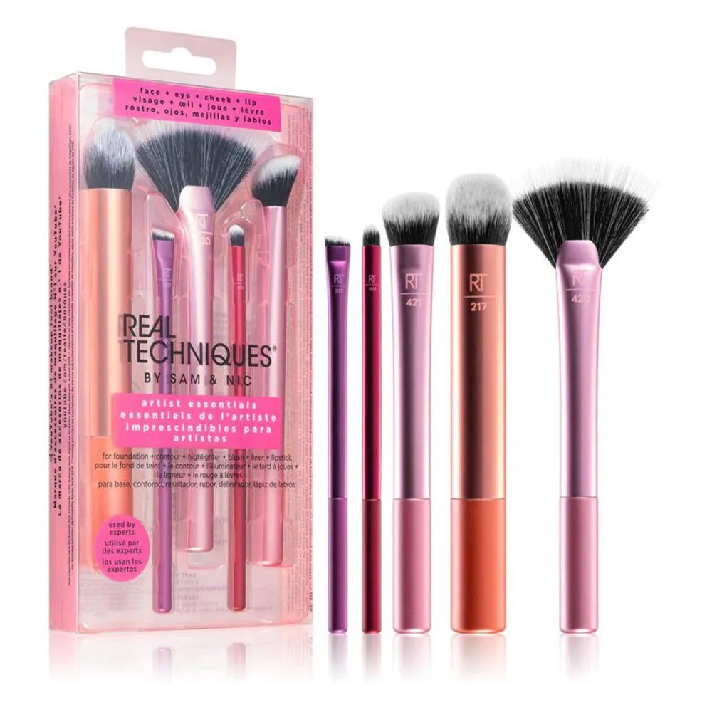 Real Techniques ARTIST ESSENTIALS set 5 unit donna