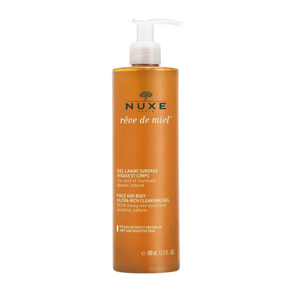 Nuxe RVE DE MIEL gel limpiador dermatolgico 400 ml Donna