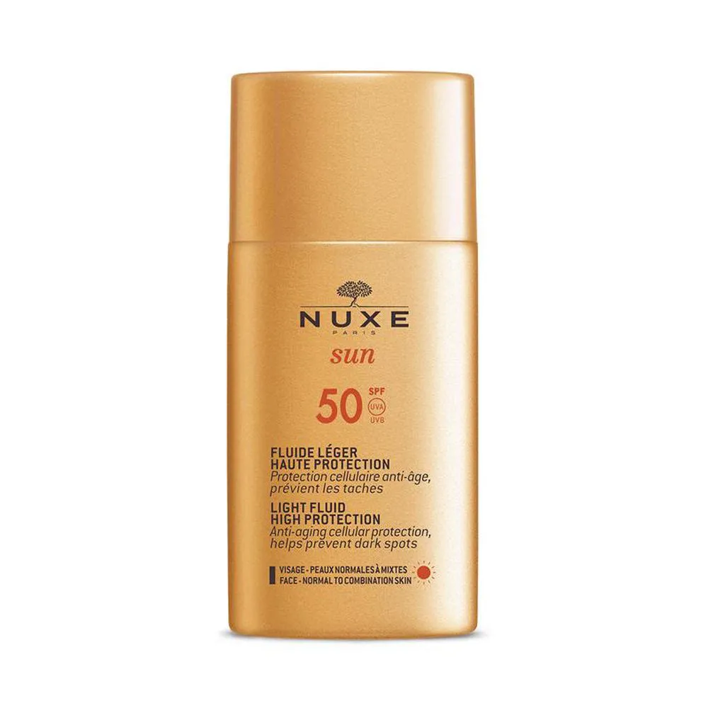 Nuxe NUXE SUN fluido ligero facial alta proteccin SPF50 50 ml Donna