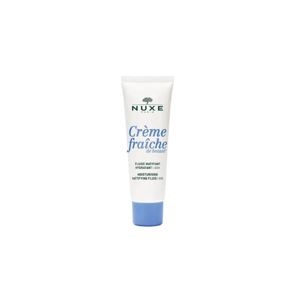 Nuxe CRME FRACHE DE BEAUT fluido matificante Hidratante 48h 50 ml Donna