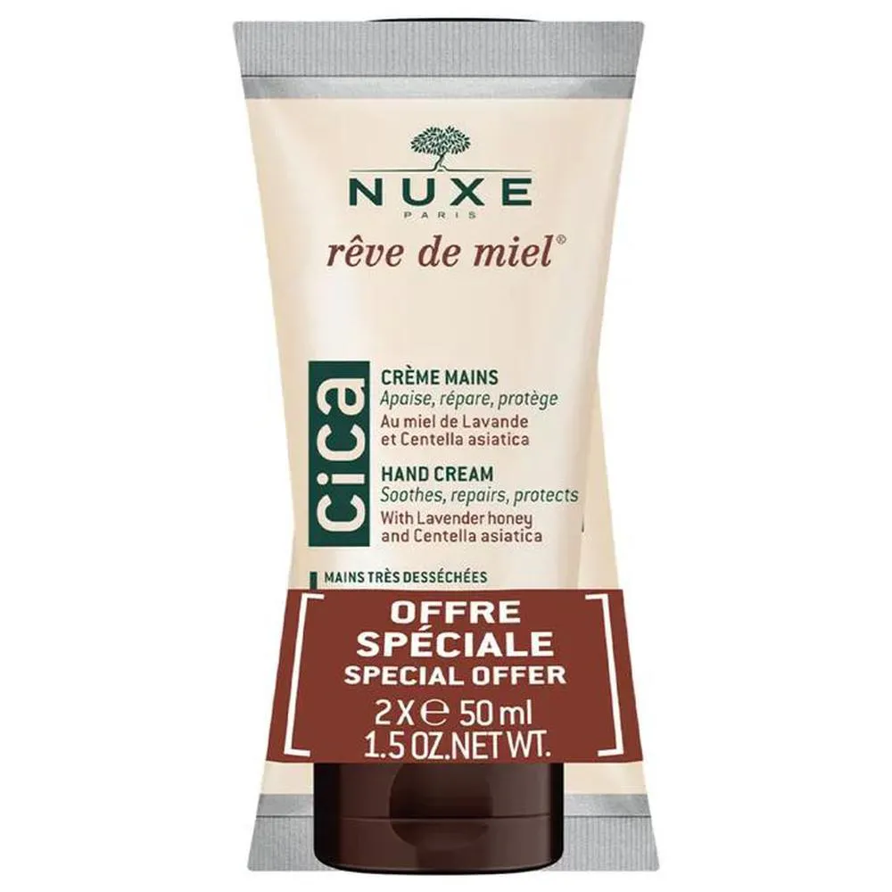 Nuxe Reve De Miel Cica Rich Hand Cream Set - Hand cream set donna 50ml
