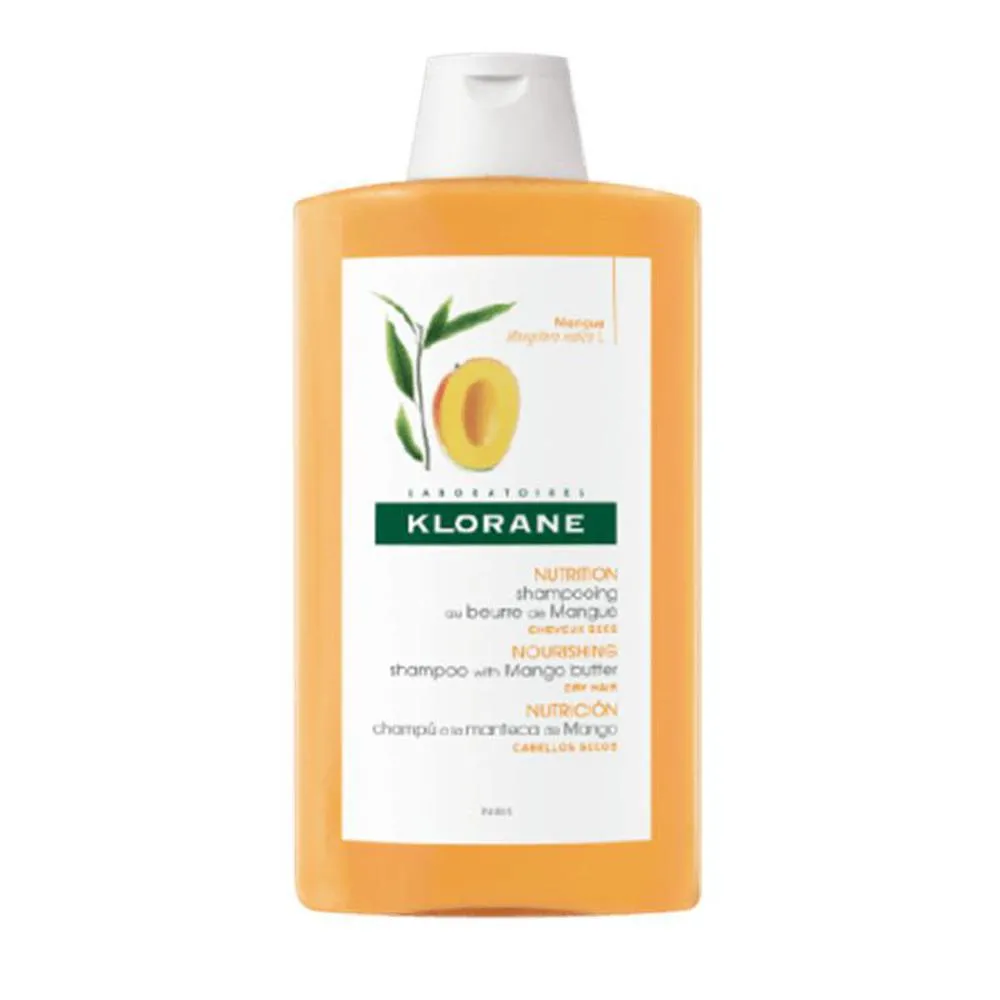 Klorane Shampoo nutriente al mango Shampoo nutriente e idratante 400ml Donna