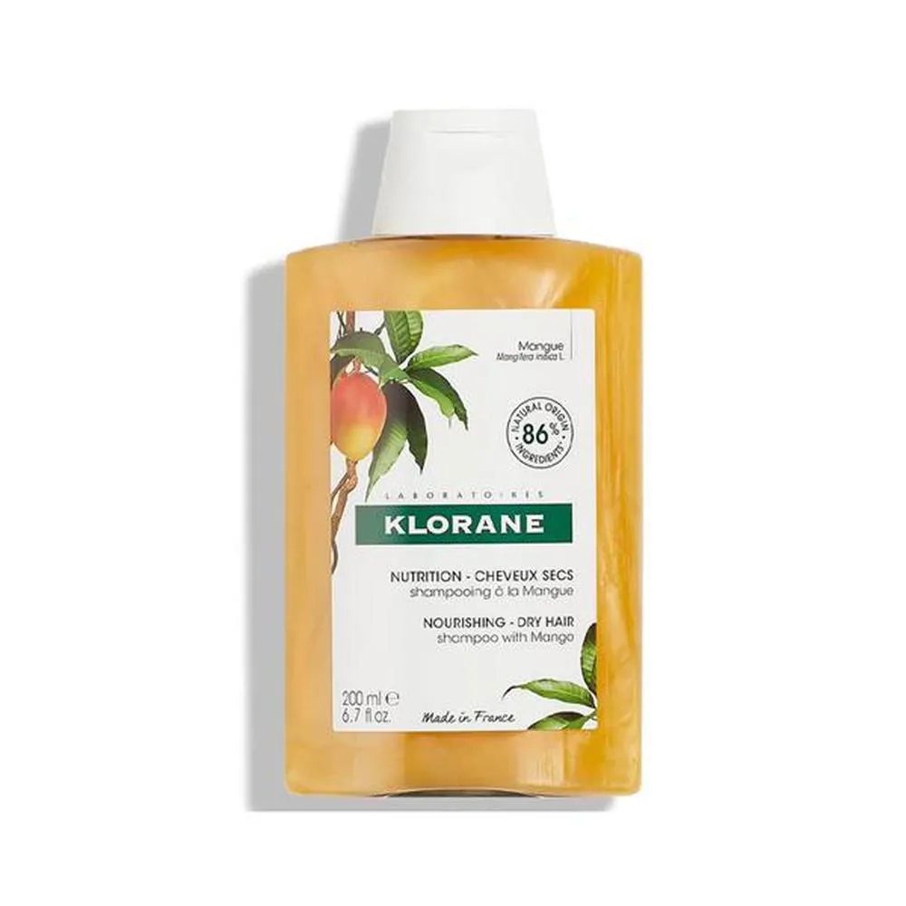 Klorane AL MANGO champ nutritivo para cabello seco 200 ml Unisex