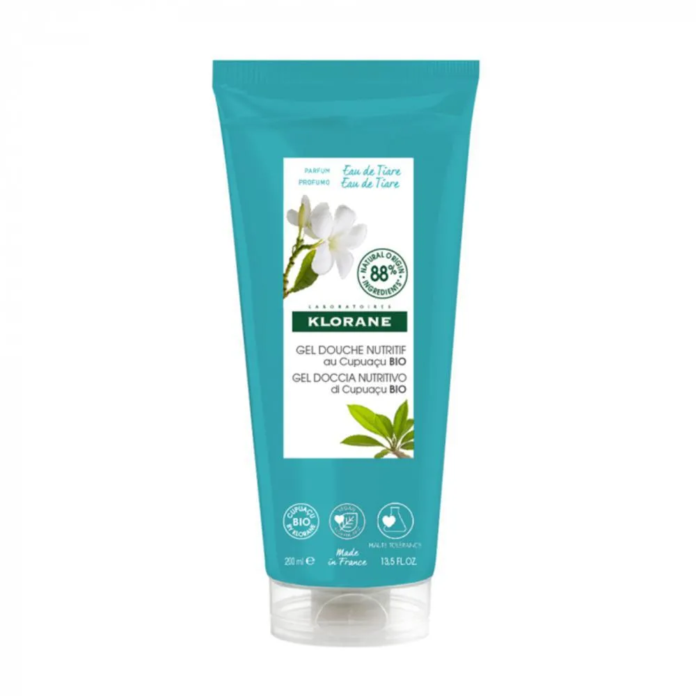 Klorane AGUA DE TIAR gel de ducha 200ml unisex 200ml