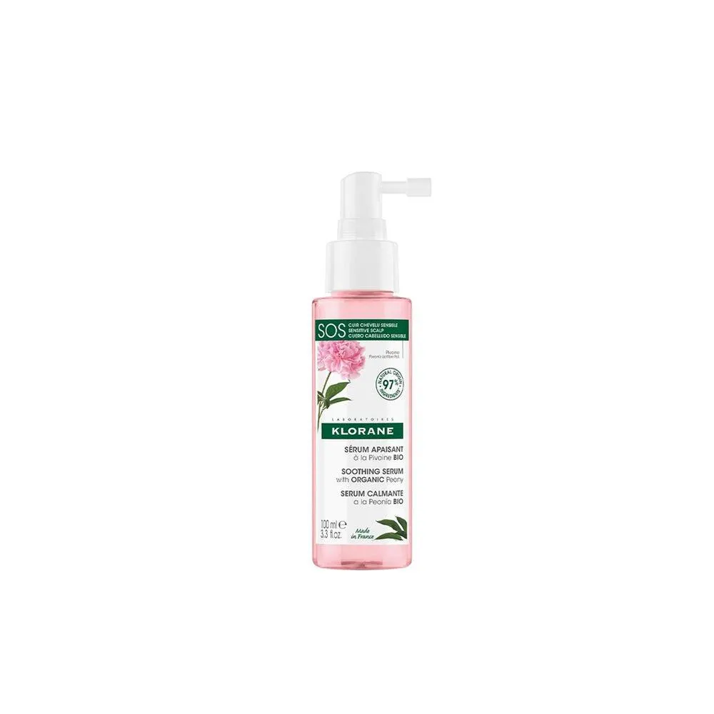 Klorane Peony SOS Soothing Hair Serum Siero lenitivo per il cuoio capelluto sensibile 100ml Donna