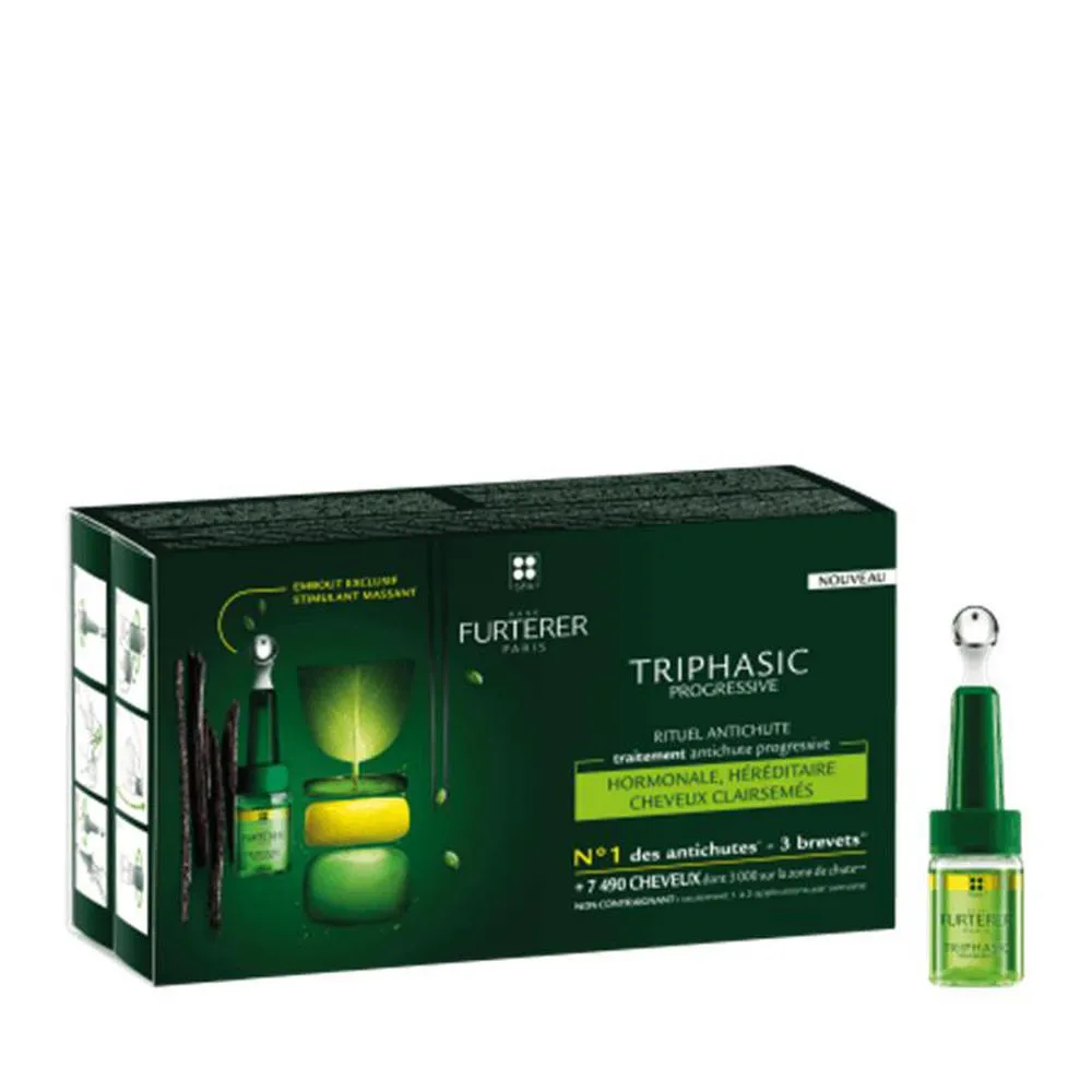 Rene Furterer TRIPHASIC PROGRESSIVE ritual anti cada 8 x 55 ml Unisex