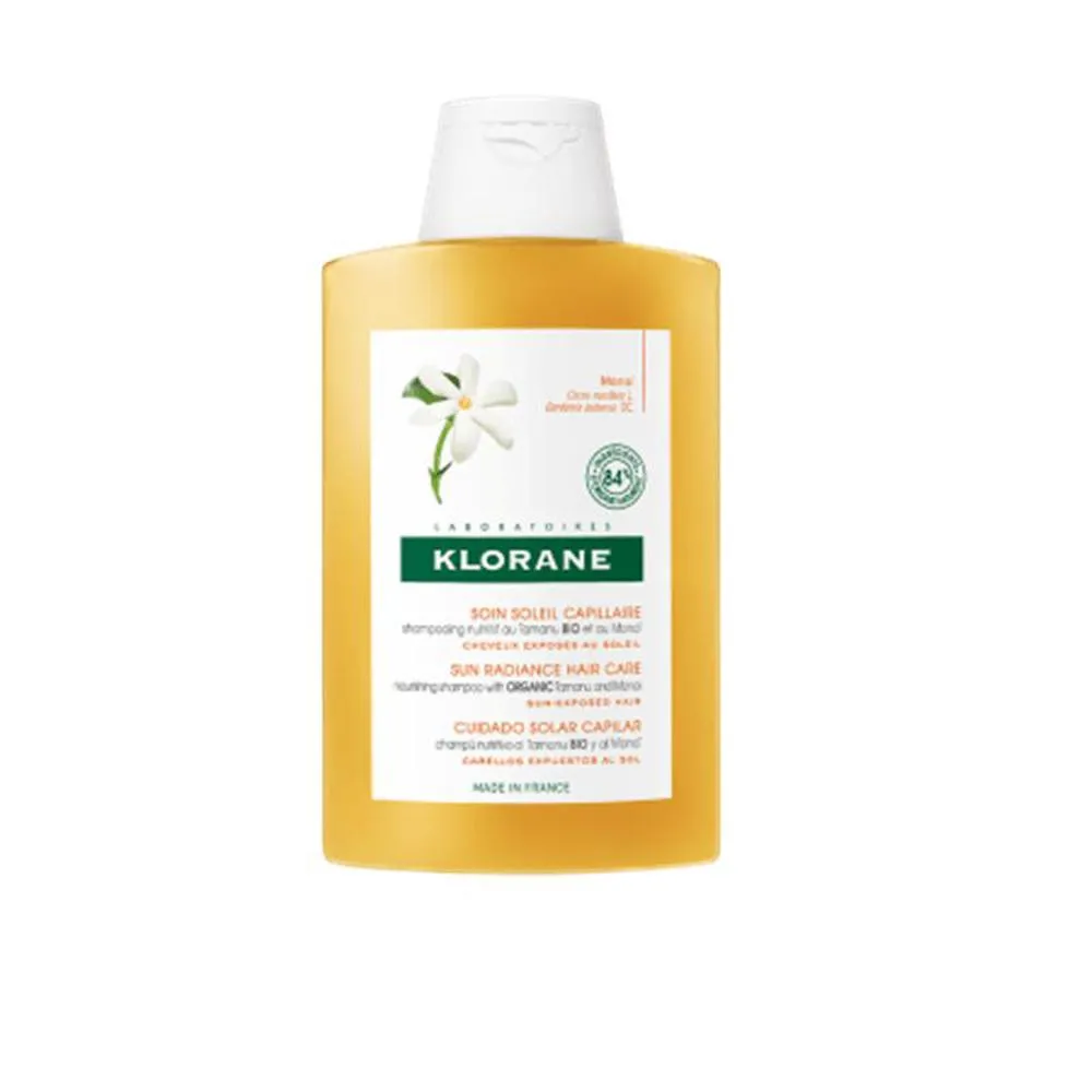 Klorane Shampoo Nutriente per Capelli Esposti al Sole Bio Tamanu e Monoi Shampoo Nutriente - Volume: 200ml donna