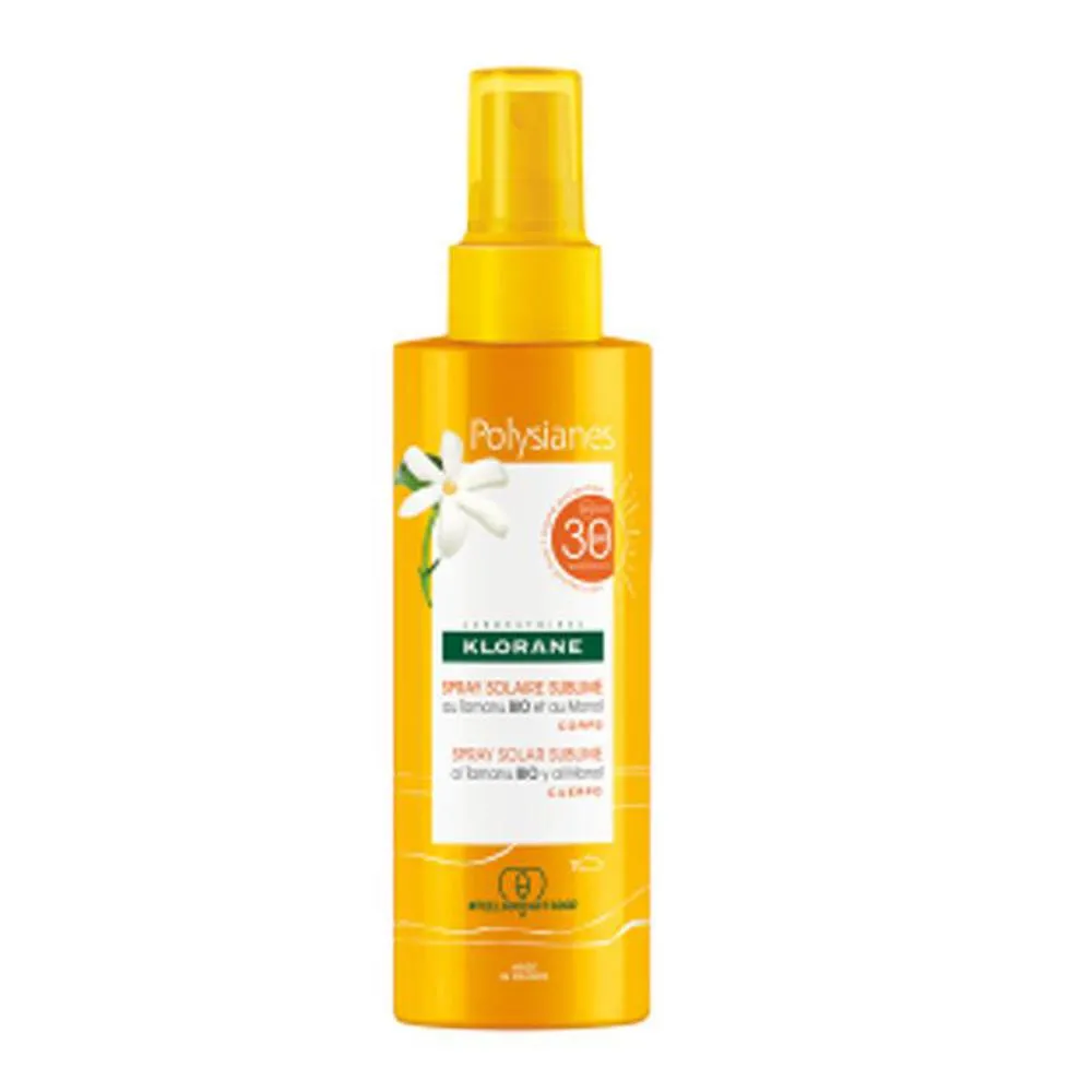 Klorane POLYSIANES MONO Y TAMANU BIO spray solar sublime rostro SPF30 200 ml Unisex