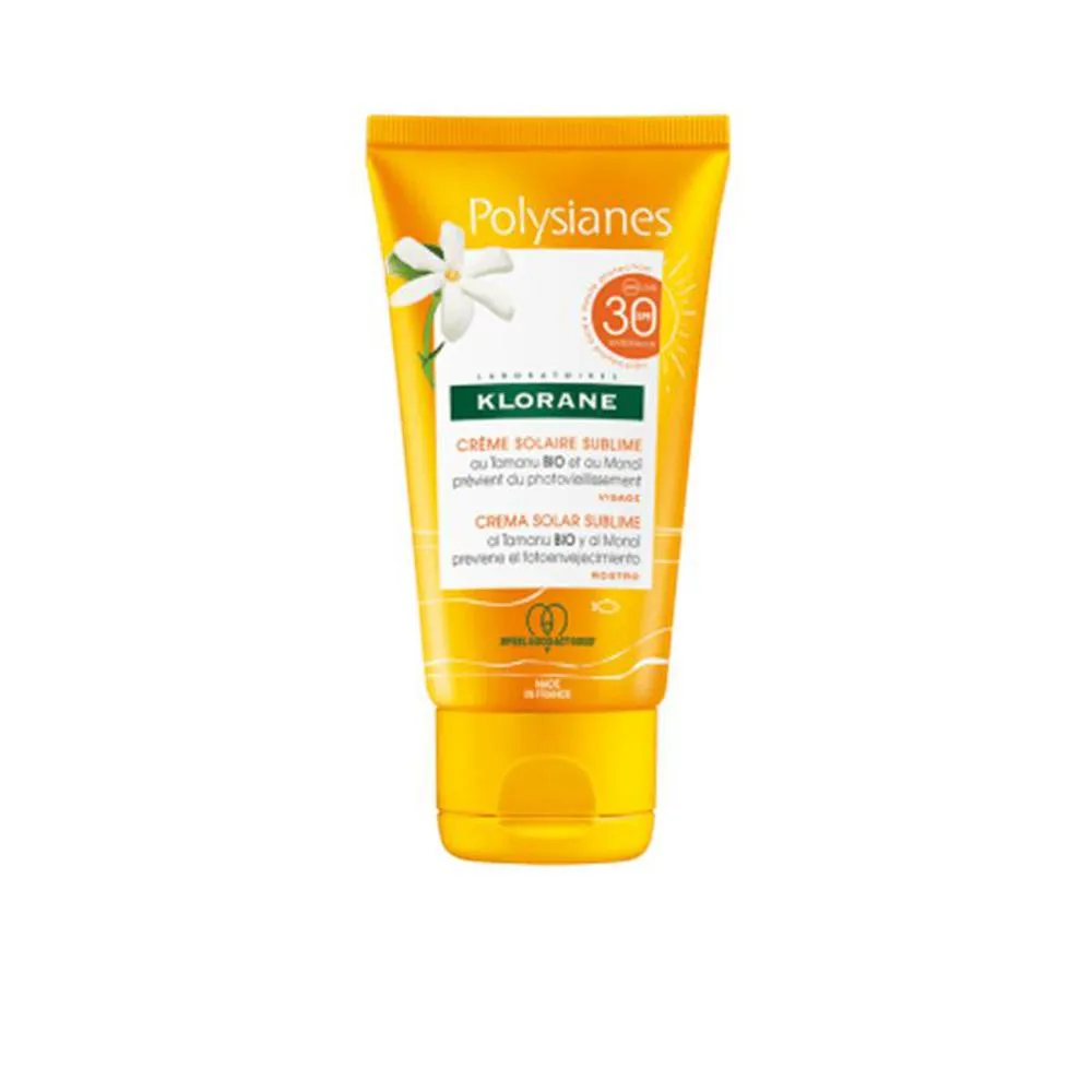 Klorane POLYSIANES MONO Y TAMANU BIO crema solar sublime SPF30 50 ml Unisex