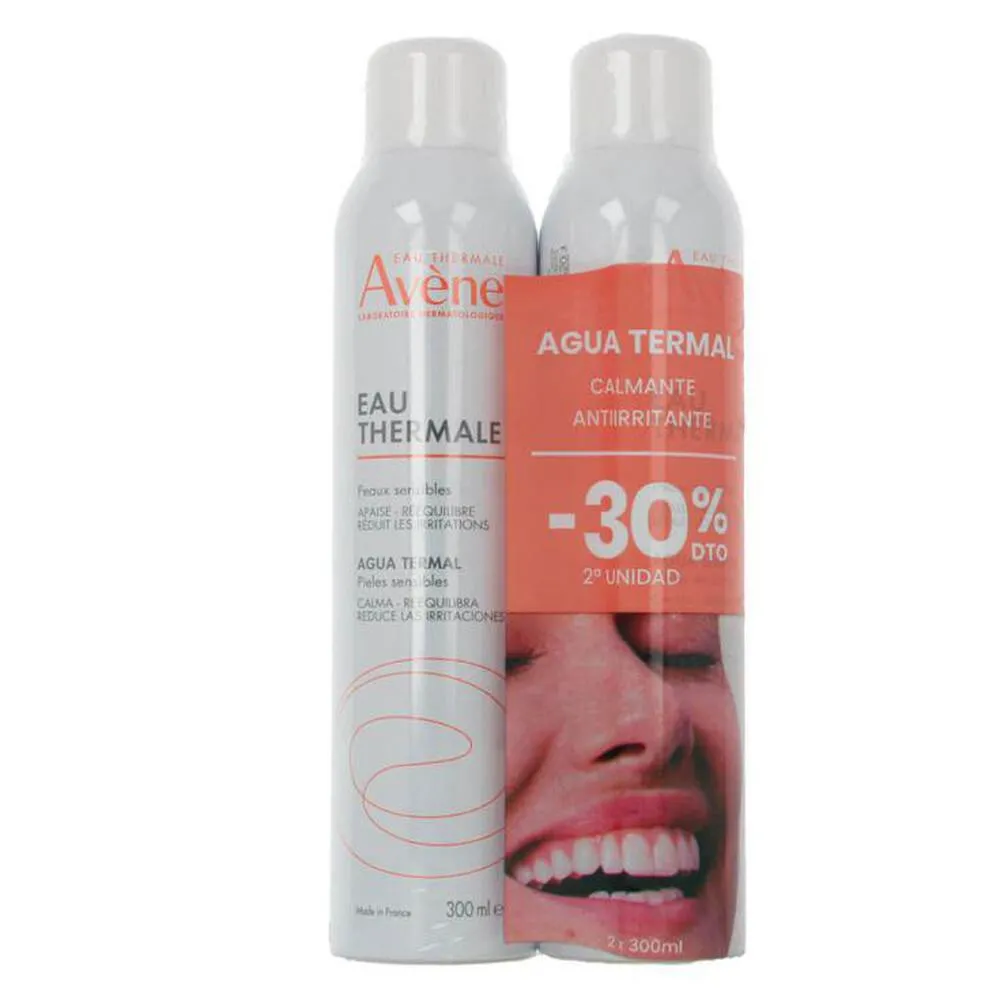 Avene EAU THERMALE Spray Calmante Antiirritante Duo 2 x 300ml Unisex