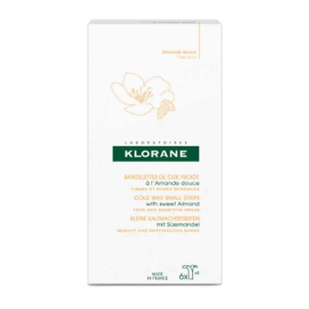 Klorane COLD WAX SMALL STRIPS with sweet almond 6 pz Unisex