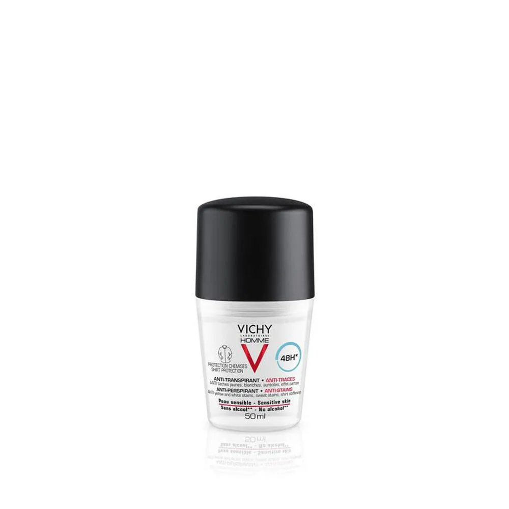 Vichy Homme Deo Antiperspirant Rollon Sensitive 50 ml