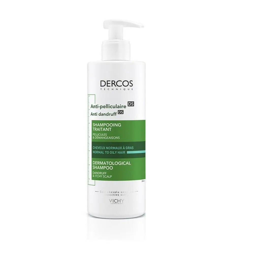 Vichy Dercos Shampoo Antiforfora Azione Avanzata Capelli Normali e Grassi 390ml Donna