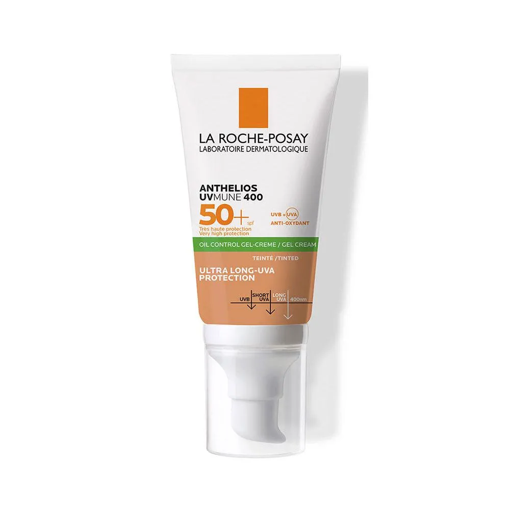 La RochePosay Anthelious SPF 50 XL Crema gel colorata per tocco secco 50ml Donna