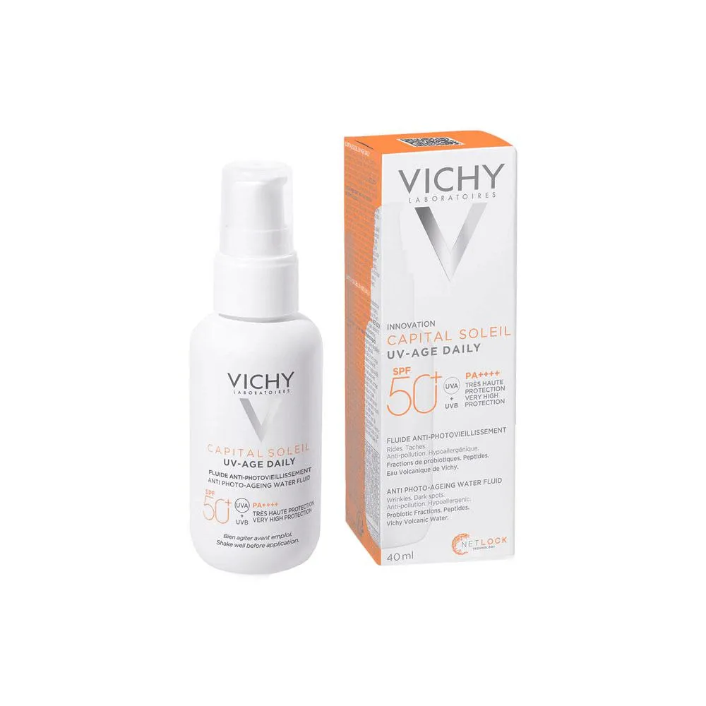 Vichy CAPITAL SOLEIL uvage daily water fluid con color SPF50 40 ml Donna
