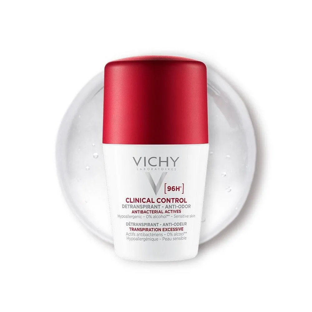 Vichy Clinical Control 96H Detranspirant Roller 50ml For Sensitive Skin