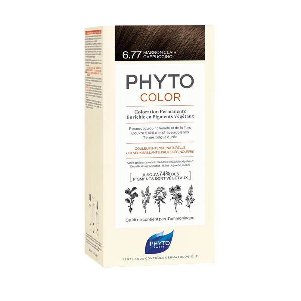 Phyto PHYTOCOLOR 677marrn claro capuchino Donna