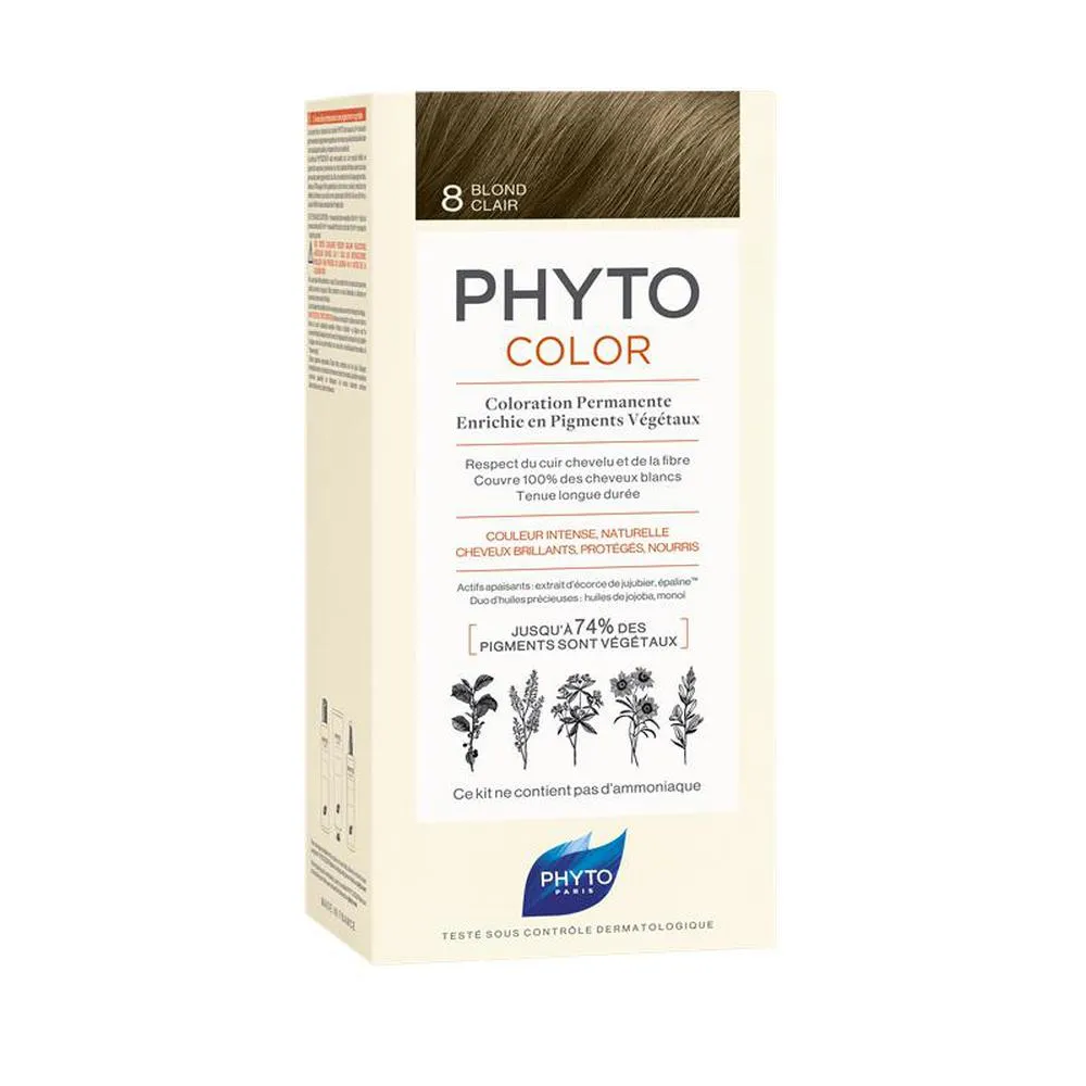 Phyto PHYTOCOLOR 8rubio claro Donna