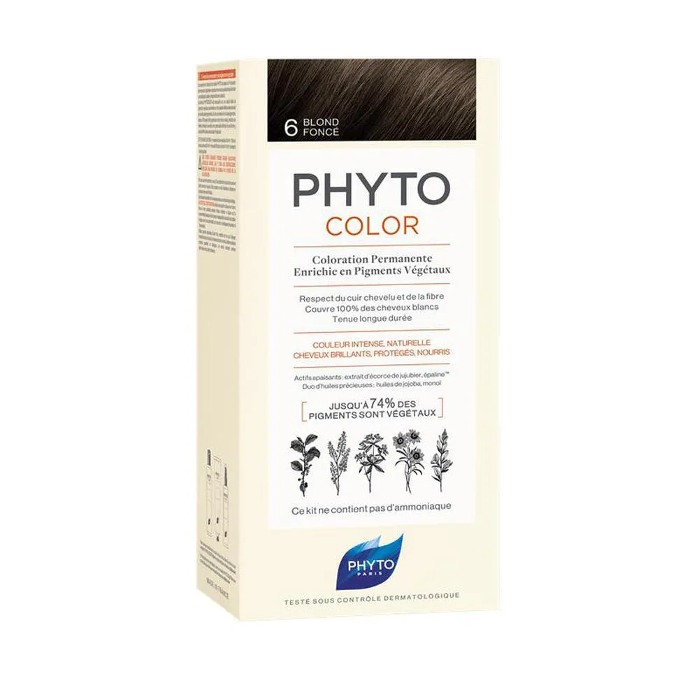 Phyto PHYTOCOLOR 6rubio oscuro Donna
