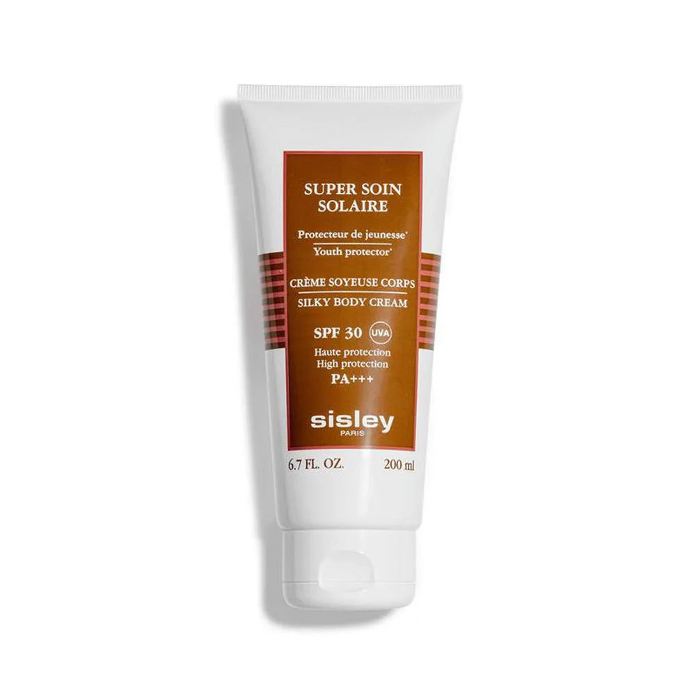Sisley Crema solare SPF 30 Super Soin Solaire Silky y Body Cream 200ml donna