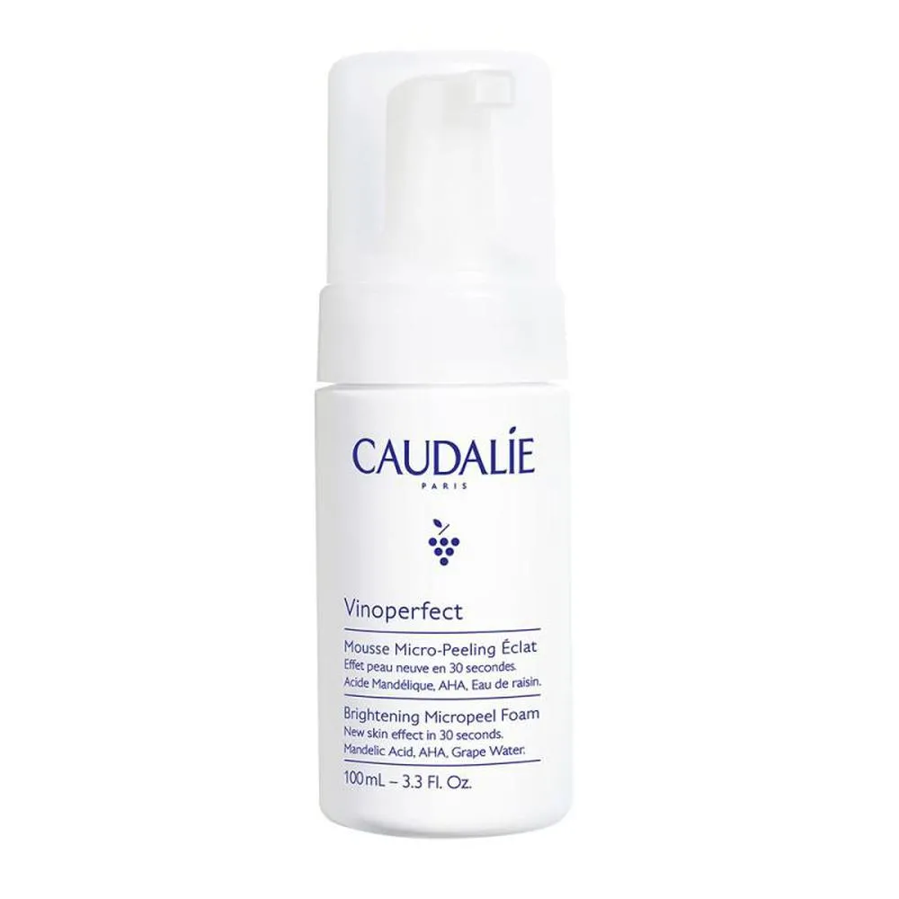 Caudalie Vinoperfect Brightening Micropeel Foam - Brightening cleansing foam donna 100ml