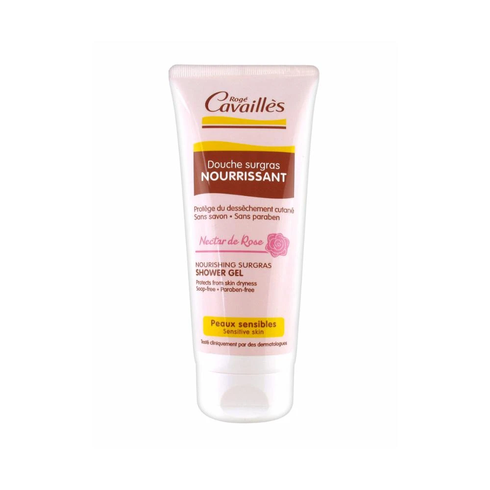 Roge Cavailles Extra-Gentle Surgras Shower Gel Rose Nectar 200ml