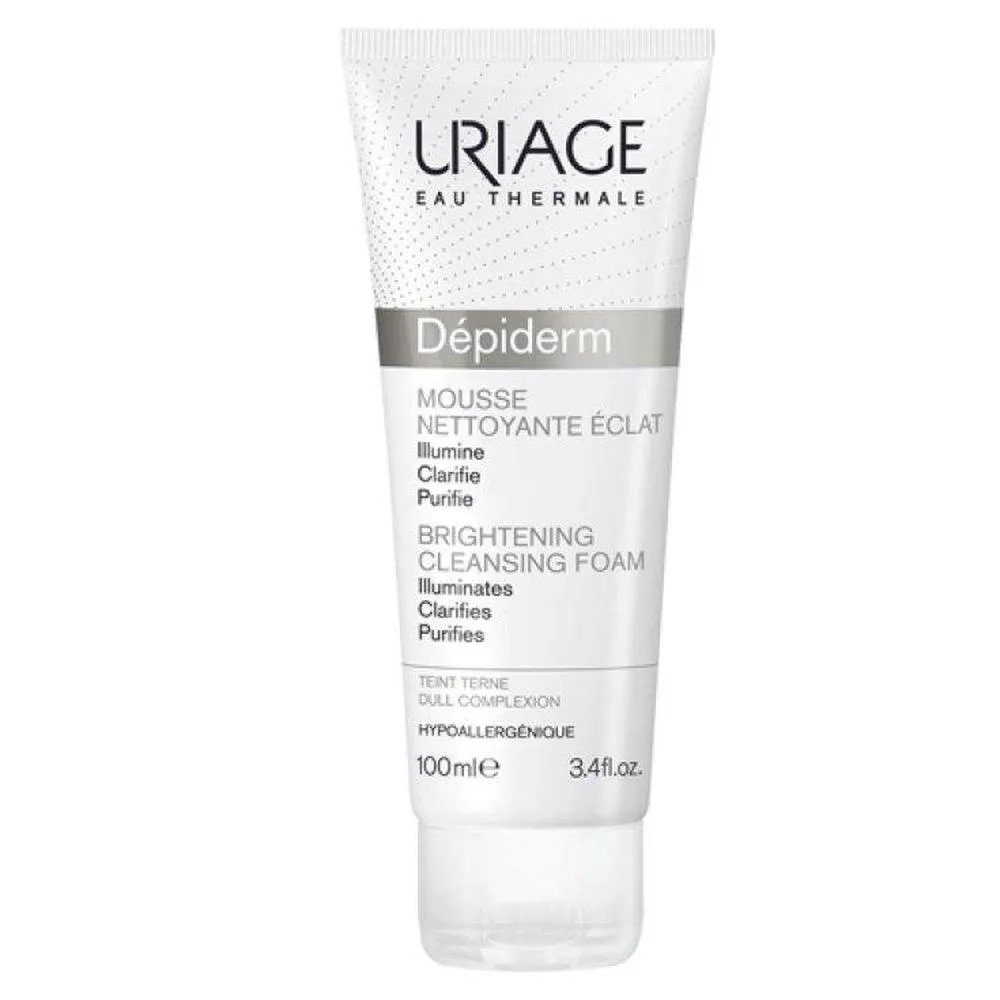 Uriage DPIDERM illuminating cleansing foam 100ml donna