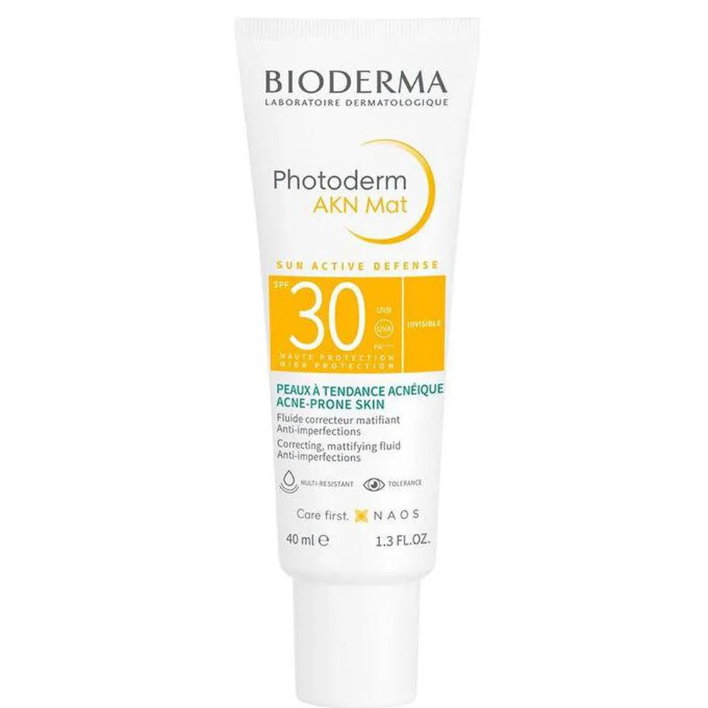 Bioderma PHOTODERM AKN MAT fluido pieles grasas y acnicas SPF30 40 ml Unisex