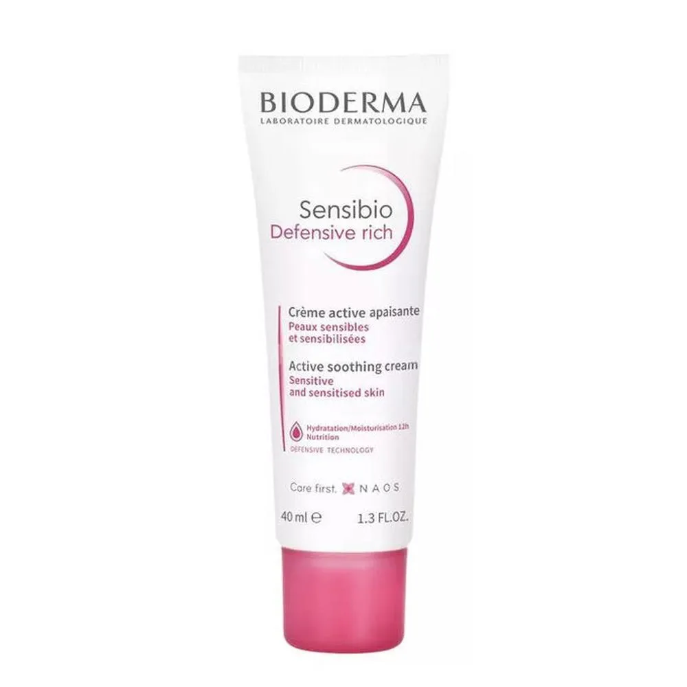 Bioderma Sensibio Defensive Rich Active Crema Lenitiva pelli sensibili Crema lenitiva 40ml Donna