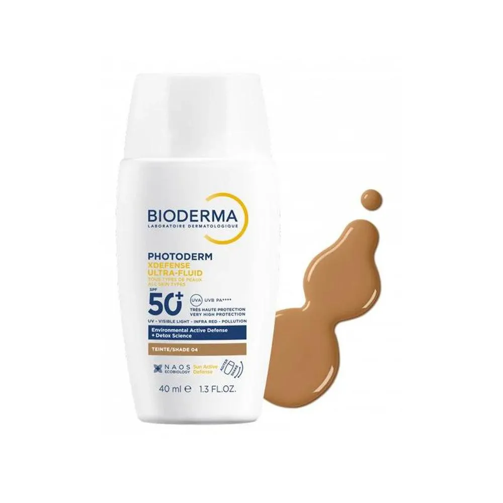 Bioderma Photoderm Xdefense Ultra-Fluid SPF 50+-Shade 04- 40ml Fluido tonificante con SPF donna