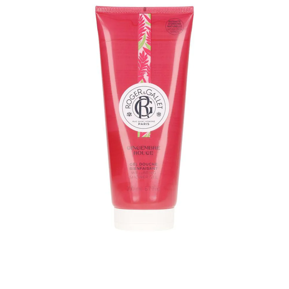 Roger Gallet GINGEMBRE ROUGE gel de ducha bienestar 200 ml Unisex