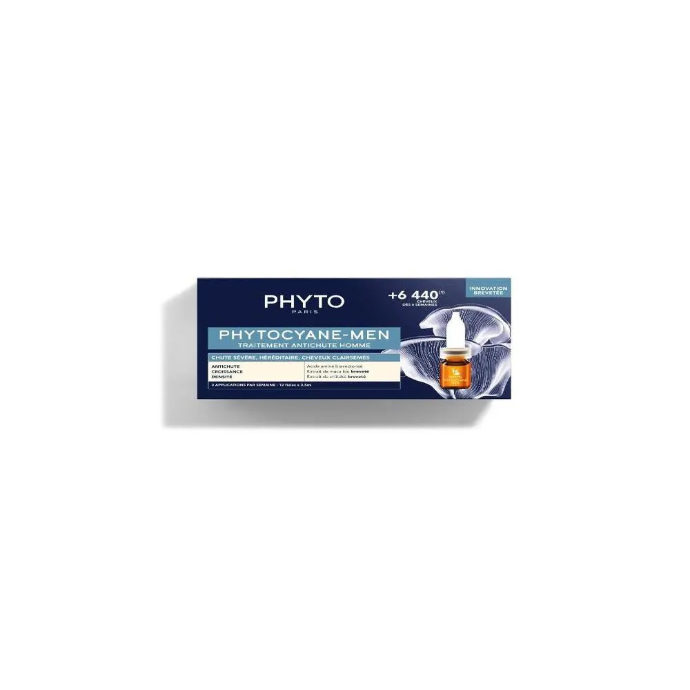 Phyto PHYTOCYANEMEN tratamiento anticada hombre 12 x 35 ml Uomo