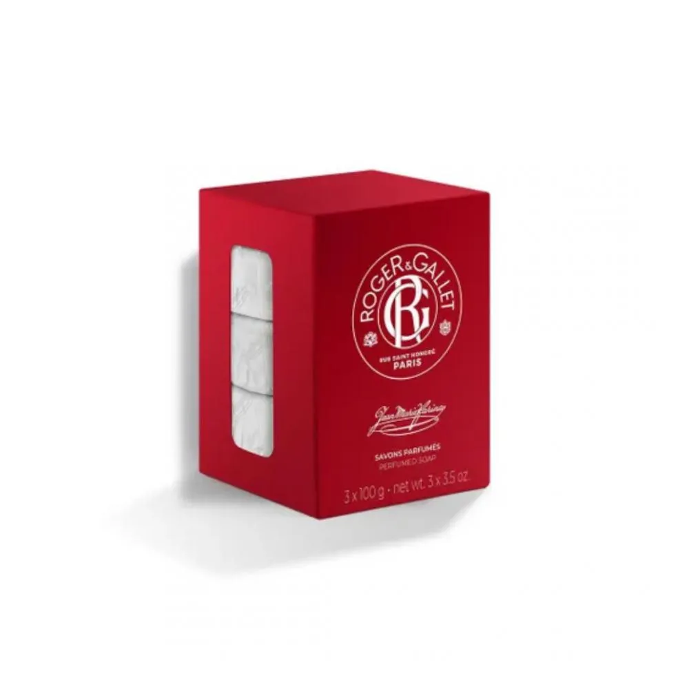 Roger Gallet JEAN MARIE FARINA jabn perfumado 3 x 100 gr Unisex