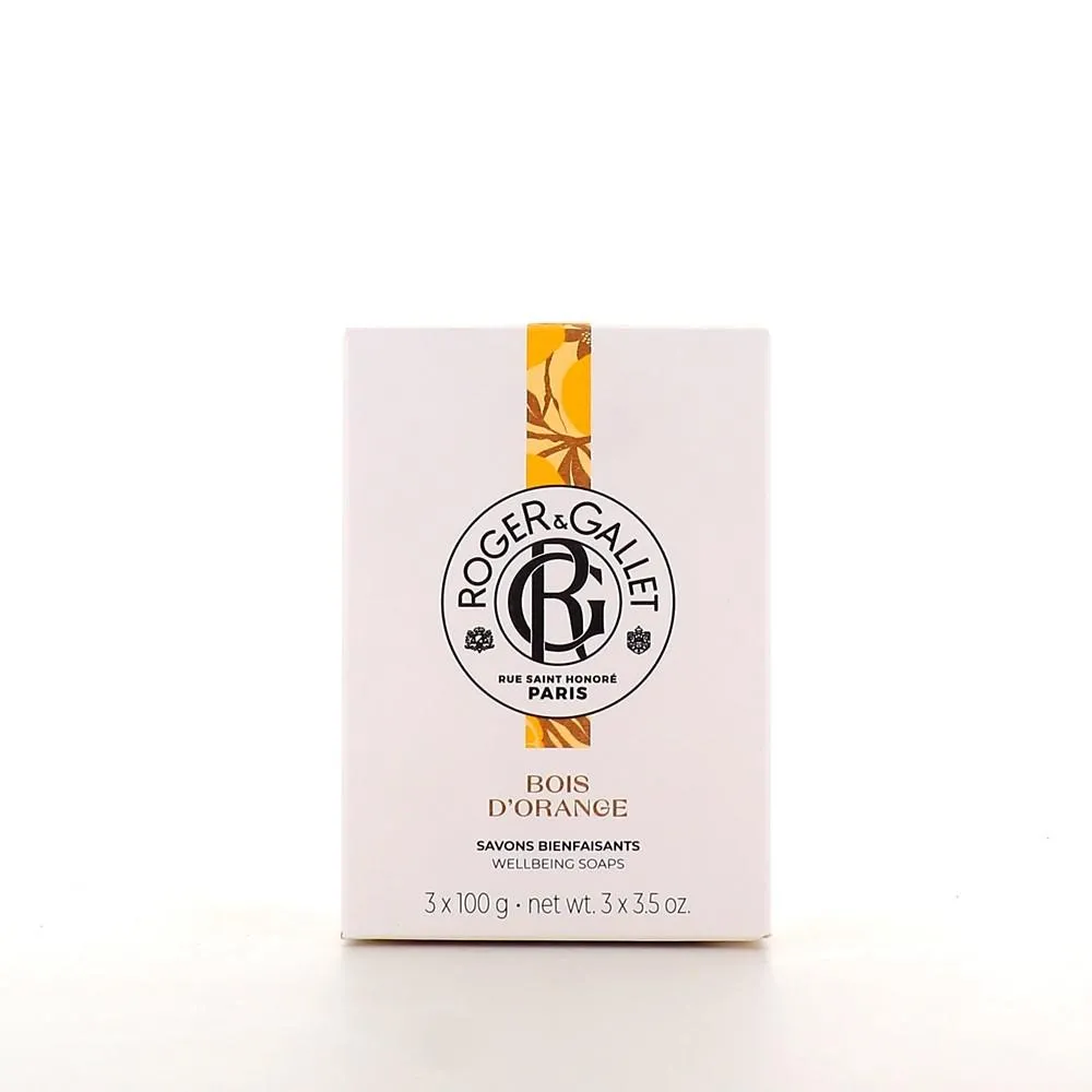 Roger and Gallet BOIS DORANGE jabn perfumado 3 x 100 gr unisex