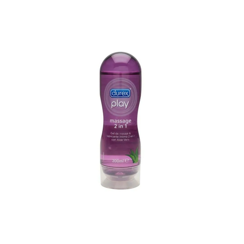 Durex PLAY MASSAGE ALOE VERA massage and lubricant gel 200ml unisex