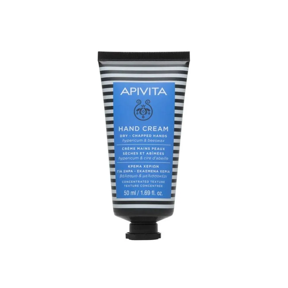 Apivita CREMA DE MANOS para manos secas agrietadas con hiprico 50 ml Unisex